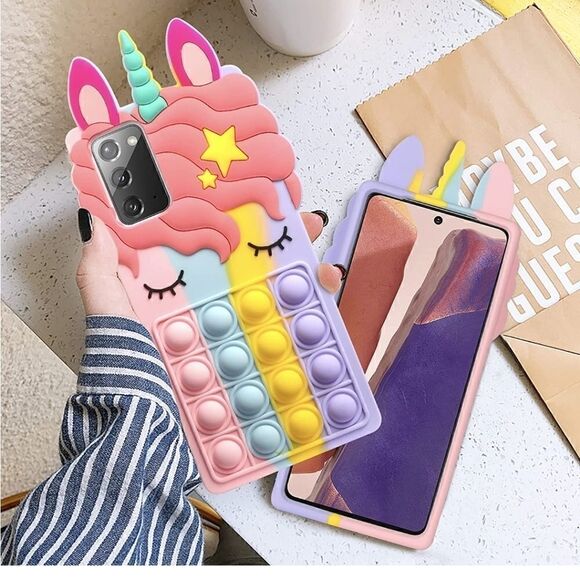 Rainbow Unicorn Cell Phone Case - Picture 1 of 6